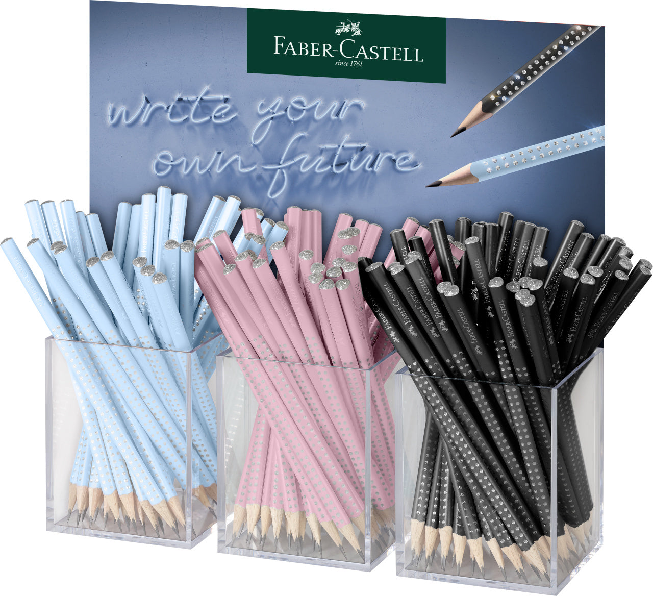 DISPLAY 3*48 BUC CREION GRAFIT SPARKLE HARMONY 2024 FABER-CASTELL DISPLAY 3*48 BUC CREION GRAFIT SPARKLE HARMONY 2024 FABER-CASTELL